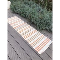Kelim Teppich Läufer 56 X 218 cm Grauer Handgeknüpfter Kelimteppich 51 81 von DecoVintageRug
