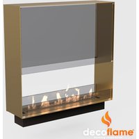 Decoflame Montreal Vue™ [Automatischer Ethanol Einbau-Tunnelkamin]: Messing, gebürstet von Decoflame