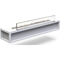 Decoflame Torino™ - Ethanol Wandkamin mit Fernbedienung: Weiß - 900 von Decoflame