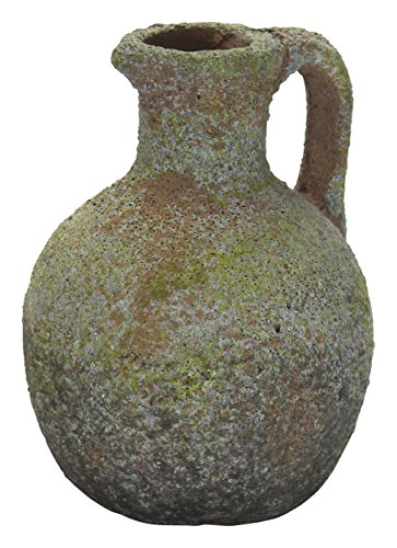 DECOLINE Deko-Gefäß Amphore 23cm grün-grau von DECOLINE