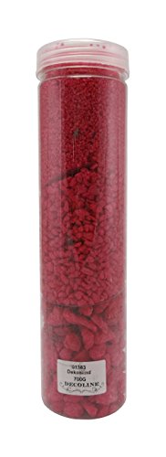 Dekosteine - Granulat (rot, 700g Mix - 3 in 1) von Decoline