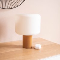 Designer - Und Elegante Lueur-Lampe, Stilvoll Entworfen Hergestellt in Frankreich Aus Bio-Kunststoff Recyceltem Holz von Decomadeinfrance