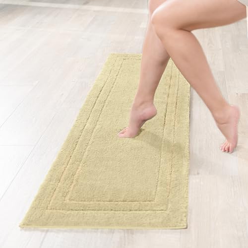 Decomira Badematte rutschfest | Als Badteppich Set kombinierbar | WC-Teppich Badezimmer-Teppich Bad-Vorleger waschbar | Duschvorleger waschbar Bad-Garnitur | Beige - 50x150 cm Decomira Badematte rutschfest | Als Badteppich Set kombinierbar | WC-Teppich Badezimmer-Teppich Bad-Vorleger waschbar | Duschvorleger waschbar Bad-Garnitur | Beige - 50x150 cm von Decomira