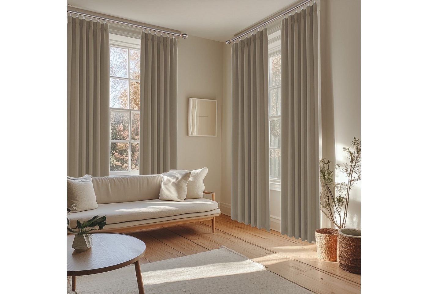Deconovo Verdunkelungsvorhang Gardinen mit Kräuselband Blickdicht Vorhänge Wohnzimmer 4er Set, Vorhang Verdunkelung Vorhänge Kälteschutz Schlafzimmer Thermovorhang Deconovo Verdunkelungsvorhang Gardinen mit Kräuselband Blickdicht Vorhänge Wohnzimmer 4er Set, Vorhang Verdunkelung Vorhänge Kälteschutz Schlafzimmer Thermovorhang von Deconovo