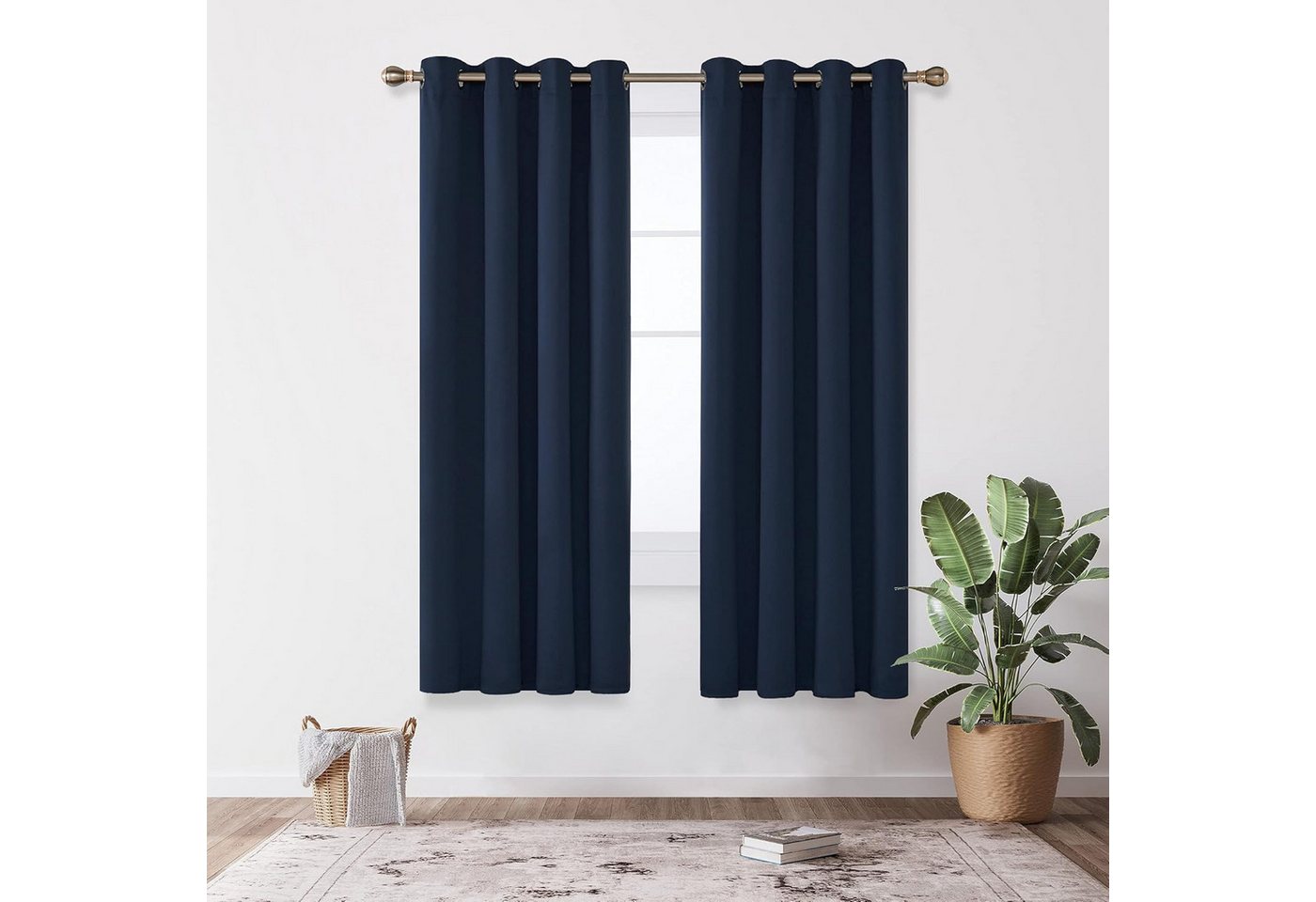 Deconovo Verdunkelungsvorhang Gardinen mit Ösen Blickdichte Vorhang Kälteschutz Schlafzimmer 2er Set, Blackout Curtain einfarbig Thermo Vorhang Verdunkelung Wärmeisolierend Deconovo Verdunkelungsvorhang Gardinen mit Ösen Blickdichte Vorhang Kälteschutz Schlafzimmer 2er Set, Blackout Curtain einfarbig Thermo Vorhang Verdunkelung Wärmeisolierend von Deconovo