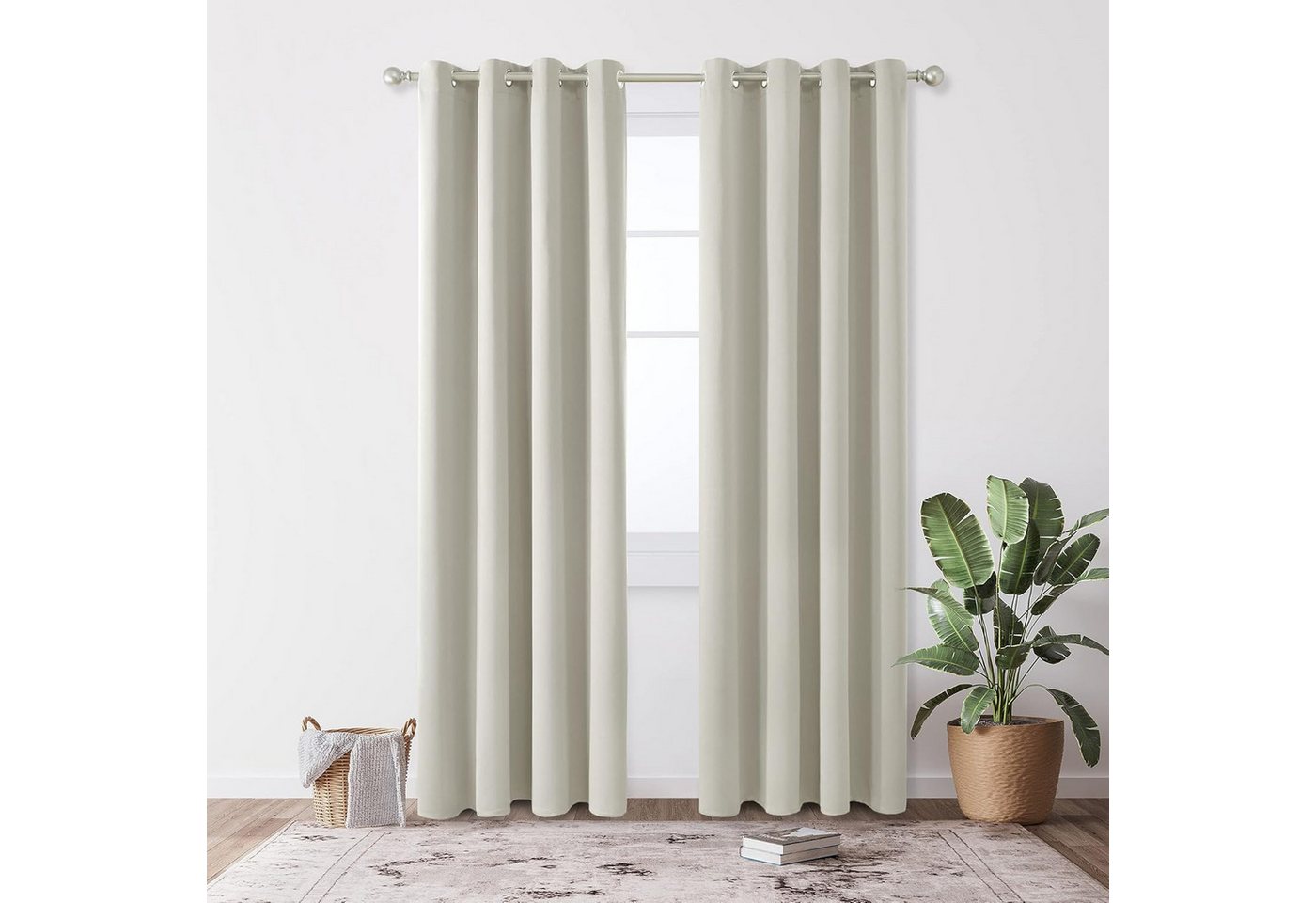 Deconovo Verdunkelungsvorhang Gardinen mit Ösen Blickdichte Vorhang Kälteschutz Schlafzimmer 2er Set, Blackout Curtain einfarbig Thermo Vorhang Verdunkelung Wärmeisolierend Deconovo Verdunkelungsvorhang Gardinen mit Ösen Blickdichte Vorhang Kälteschutz Schlafzimmer 2er Set, Blackout Curtain einfarbig Thermo Vorhang Verdunkelung Wärmeisolierend von Deconovo