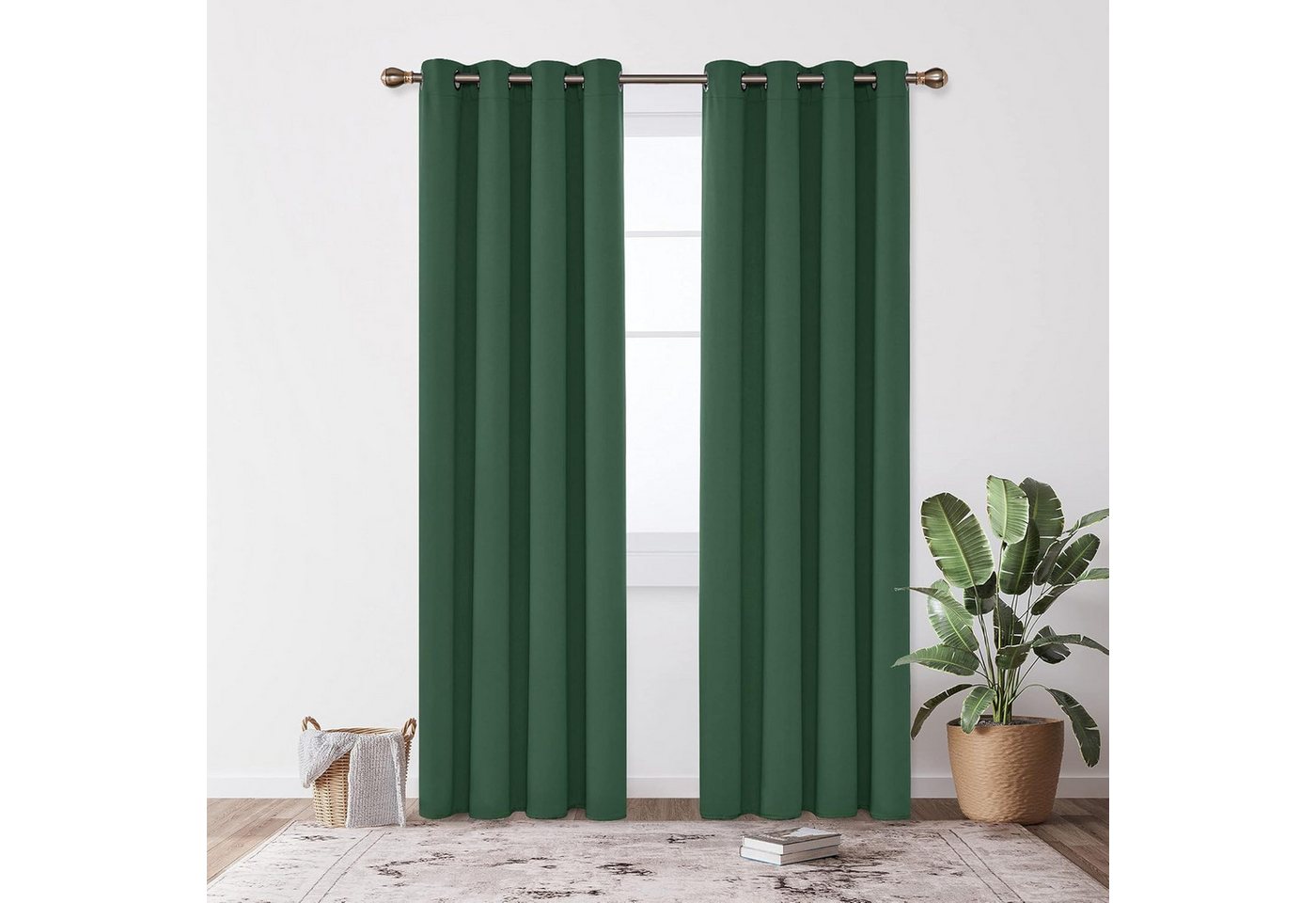 Deconovo Verdunkelungsvorhang Gardinen mit Ösen Blickdichte Vorhang Kälteschutz Schlafzimmer 2er Set, Blackout Curtain einfarbig Thermo Vorhang Verdunkelung Wärmeisolierend Deconovo Verdunkelungsvorhang Gardinen mit Ösen Blickdichte Vorhang Kälteschutz Schlafzimmer 2er Set, Blackout Curtain einfarbig Thermo Vorhang Verdunkelung Wärmeisolierend von Deconovo