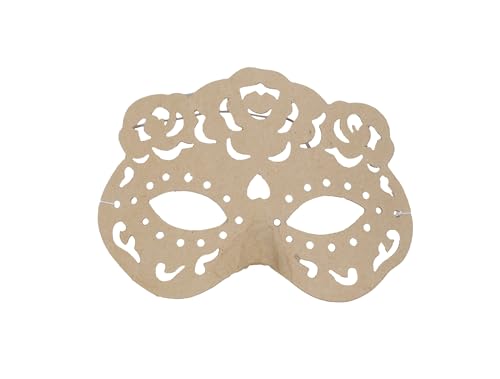 Décopatch AC806C - Maske aus Pappmaché, Rita 6x16x12,5 cm, 1 Stück von Decopatch