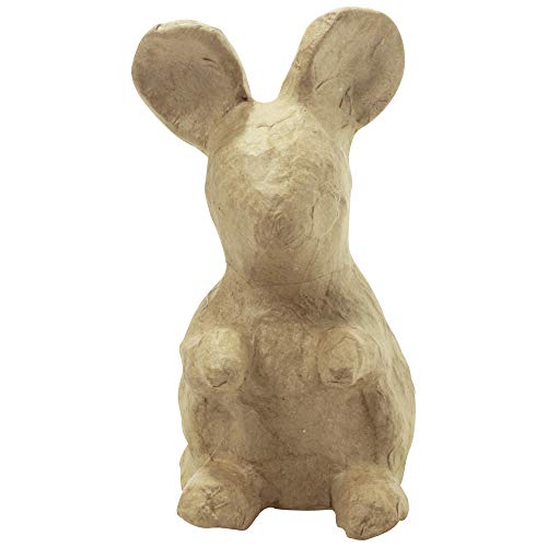 Décopatch AP173C - Figur aus Pappmaché, Ratte, Format XS, 7x6,5x10cm, 1 Stück von Decopatch