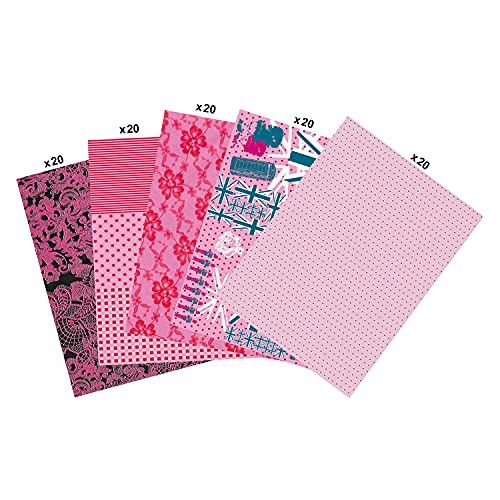 Décopatch MP009C - Maxipack Decopatch mit 100 Blatt Décopatch-Papier (30x40cm), praktisch und einfach zum Verwenden, ideal für Ihre Pappmachés und Bastelprojekte, Rosa, 1 Pack Décopatch MP009C - Maxipack Decopatch mit 100 Blatt Décopatch-Papier (30x40cm), praktisch und einfach zum Verwenden, ideal für Ihre Pappmachés und Bastelprojekte, Rosa, 1 Pack von Decopatch