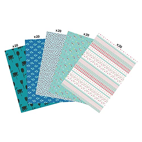 Décopatch MP011C Decopatch-Papier, Blau, 30 x 40 cm von décopatch