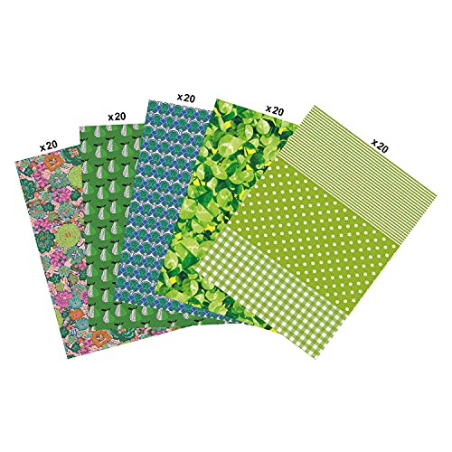 Décopatch MP012C Decopatch-Papier, grün, 30 x 40 cm von décopatch