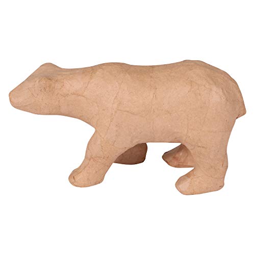 Décopatch SA220C - Figur aus Pappmaché, Eisbär 22x11,5cm, 1 Stück von Decopatch