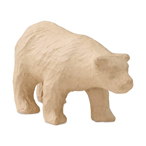 Décopatch SA220C - Figur aus Pappmaché, Eisbär 22x11,5cm, 1 Stück von décopatch