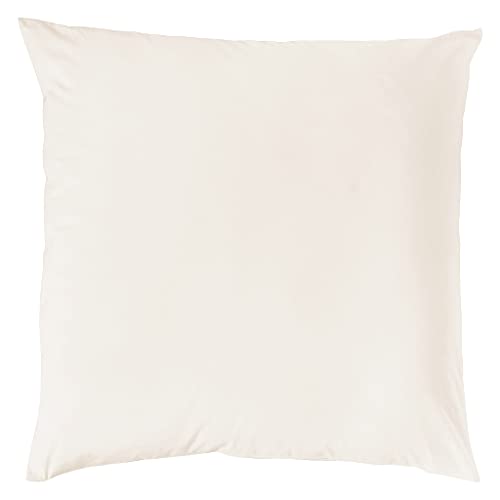 Decoper ® Mako-Satin Kissenbezug aus 100% Baumwolle | Atmungsaktiv & kuschelig weich | Farbe Champagner Creme Weiß | 1 teilig - 40 x 40 cm von Decoper