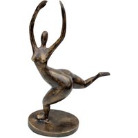Bronze Dekorative Skulptur Einer Ballerina - Tanzende Dame von Decopunch