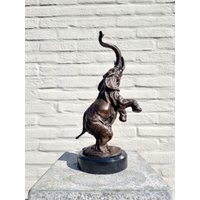 Bronze Elefant - Balancierender Wilder von Decopunch