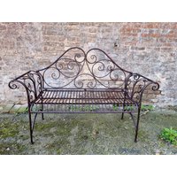 Großes Schmiedeeisernes Sofa - Schmiedeeiserne Gartenbank von Decopunch