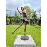 Schöne Bronze Ballerina - Gartenkunst Dekorative Bronzestatuen von Decopunch