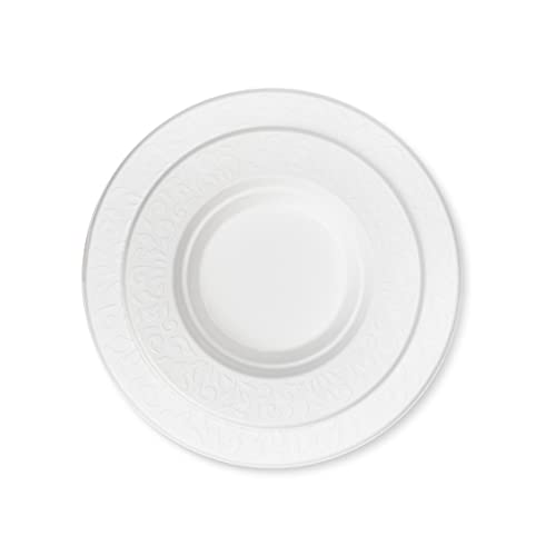 Decorline Zuckerrohr Bagasse Geschirr Einwegteller I 240 Stück Pappteller Weiß Rund 23 cm I Bio Einweggeschirr Speiseteller Partyteller Einmalgeschirr von Decor Decorline