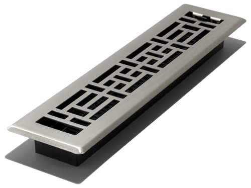 Decor Grates AJH214-NKL Orientalisches Bodenregister, 5 x 35 cm, Nickel gebürstet von Decor Grates