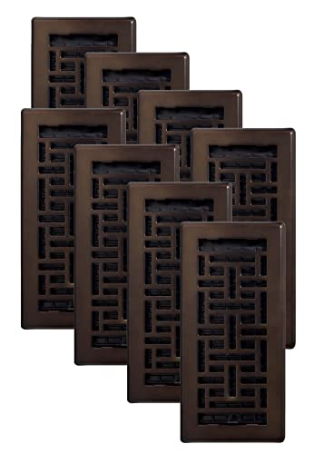 Decor Grates AJH410-RB-8 Orientalisches Bodenregister, Geriebenes Bronze-Finish von Decor Grates