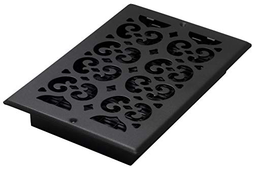 Decor Reiben s610 W 6 von 25,4 cm bemalte Wand Register, schwarz strukturiert von Decor Grates