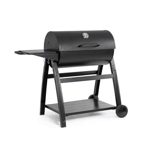 Decor Space Holzkohlegrill Vlora mit Grillfläche aus emailliertem Gusseisen von Decor Space