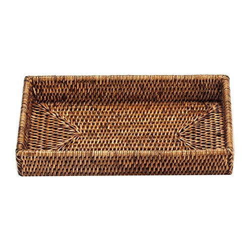 Basket TAB 2 Rattan-Tablett, rattan dunkel LxBxH 30x16x5cm von Decor Walther