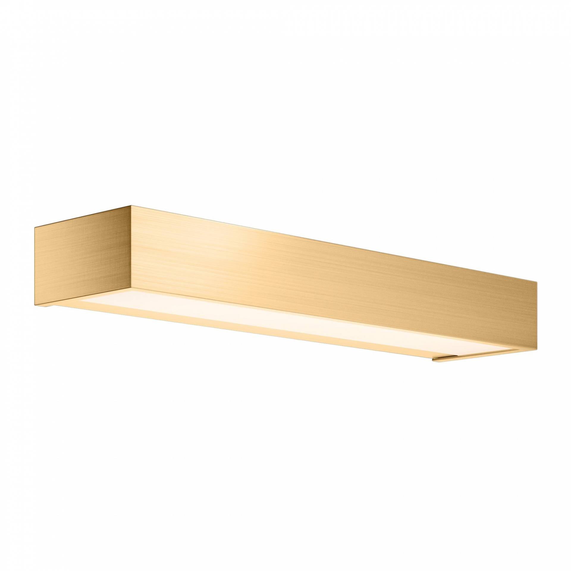 Decor Walther - Box 40 N LED Wandleuchte - gold/matt/BxHxT 40x5x10cm/3000K/3100lm/CRI>80/TRIAC dimmbar von Decor Walther