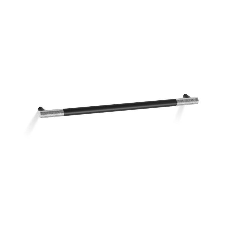 Decor Walther Club HTE Handtuchstange Schwarz matt Chrom von Decor Walther