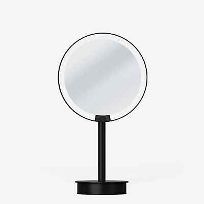 Decor Walther Just Look Standkosmetikspiegel LED, schwarz matt - Vergrößerung 7-Fach von Decor Walther