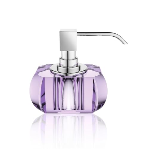 Decor Walther KR ssP KRISTALL Seifenspender, violett chrom transparent von Decor Walther