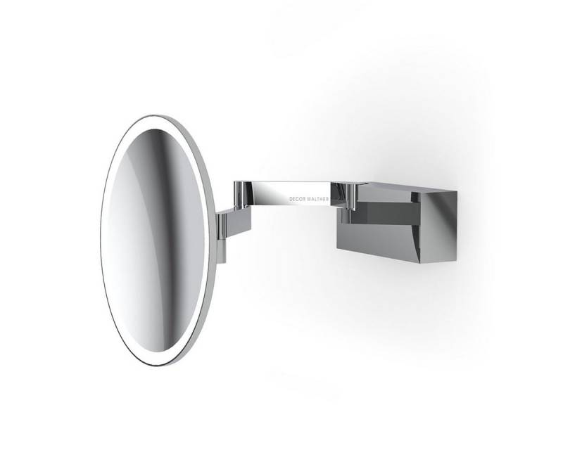 Decor Walther Kosmetikspiegel Vision R 5× LED-Schminkspiegel IP44 Dim-to-Warm Badezimmer, 5-fach Vergrößerung von Decor Walther
