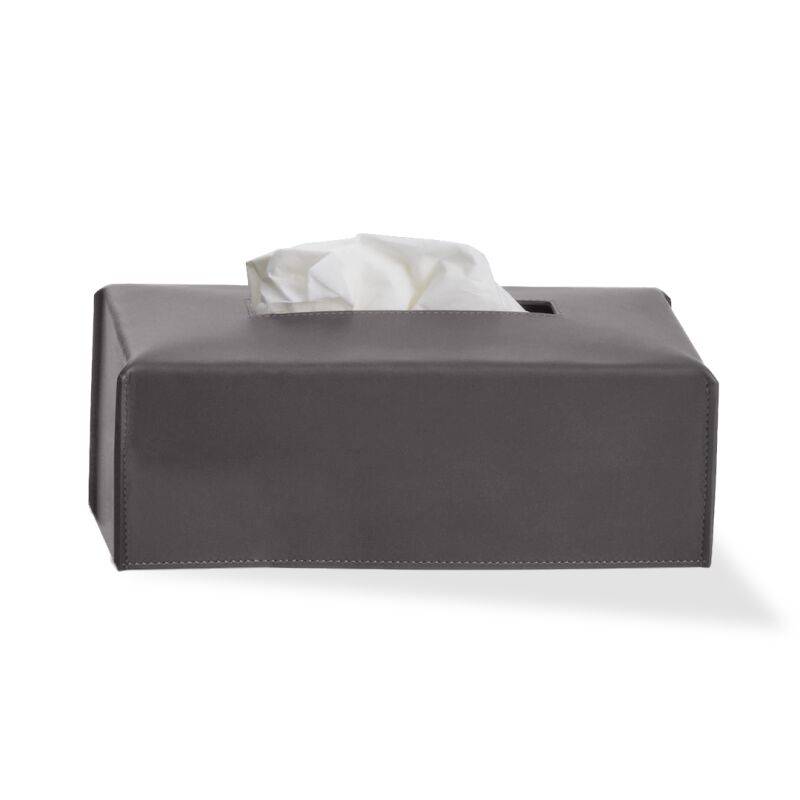Decor Walther NAPPA KB Papiertuchbox Nappa Echtleder rauchgrau von Decor Walther