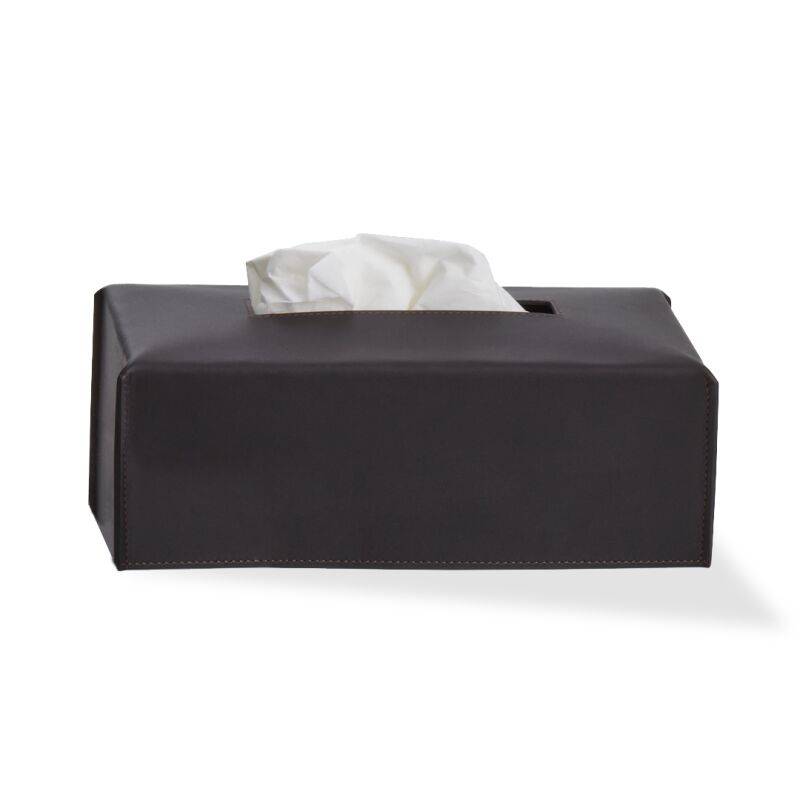 Decor Walther NAPPA KB Papiertuchbox Nappa Echtleder schwarzbraun von Decor Walther
