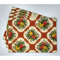 Obst Platzsets - 4Er Set von DecorByJPLopes