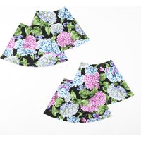 Keil-Tischsets Für Runden Tisch, Reversible Hortensia-Tischsets, Hortensien-Tischdekorationen, Tischsets Mit Natürlichem Blumendruck von DecorDora