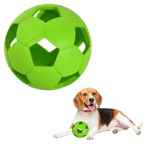 DecorDwell Gitterspielball Hund, Hundespielzeug Ball Gitter Grün, Kauspielzeug für Hunde Katzen, Hundeball Fußball, Gummi Spielzeug Ball Haustier für Drinnen Draußen DecorDwell Gitterspielball Hund, Hundespielzeug Ball Gitter Grün, Kauspielzeug für Hunde Katzen, Hundeball Fußball, Gummi Spielzeug Ball Haustier für Drinnen Draußen von DecorDwell