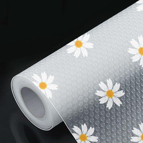 Regaleinlagen Küche 30 * 500cm Kühlschrankauskleidungen Eva, Kühlschrankmatten Mit Muster, Schubladenmatte Küche, Antirutschmatte Schubladen Zuschneidbar, Für Küche, Schrank, Tisch, Schublade von DecorDwell