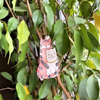 Handbemalte Verliebte Katzen Ornamente Kleine Weihnachtsschmuck Aus Holz Handbemalte Verliebte Katzen Ornamente Kleine Weihnachtsschmuck Aus Holz von DecorElegant