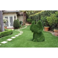 Outdoor Tier Sitzen Baby Elefant Topiary Grüne Figuren Mit Kunstrasen Bedeckt Ideal Für Haus, Garten Oder Geschäft von DecorFactoryStudio