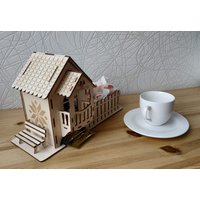 Teehaus Mit Bonbondose Handgemachte Teebeutelhalter Aus Holz + Aufbewahrung. Teebeutelspender Teehaus Mit Bonbondose Handgemachte Teebeutelhalter Aus Holz + Aufbewahrung. Teebeutelspender von DecorForYouArt