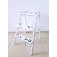 Trittleiter Weiß Shabby Chic von DecorMebelHome