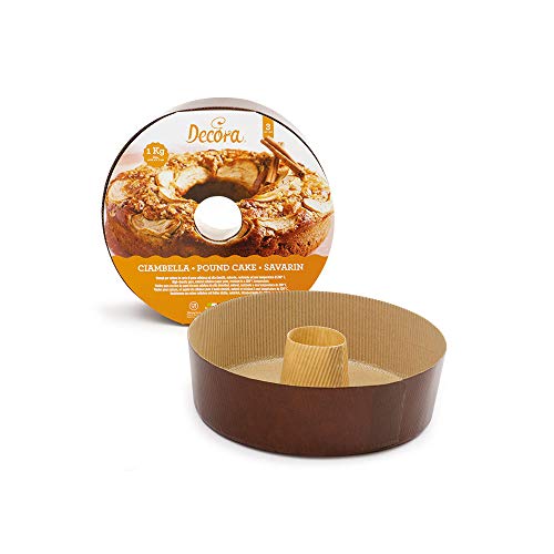 0320175 DECORA SAVARIN PAPIER-BACKFORMEN 3TLG Ø 22 X H 7 CM - 1 KG 0320175 DECORA SAVARIN PAPIER-BACKFORMEN 3TLG Ø 22 X H 7 CM - 1 KG von Decora