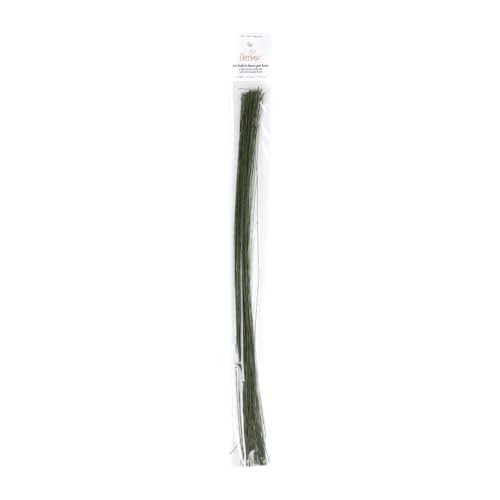 Blumendraht papierummantelt dunkelgrün 20 gauge/50 Stk. 38 cm Länge, Grün Blumendraht papierummantelt dunkelgrün 20 gauge/50 Stk. 38 cm Länge, Grün von Decora