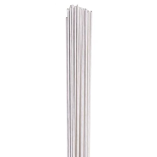 Blumendraht papierummantelt weiß 20 gauge/50 Stk. 37 cm Länge von Decora