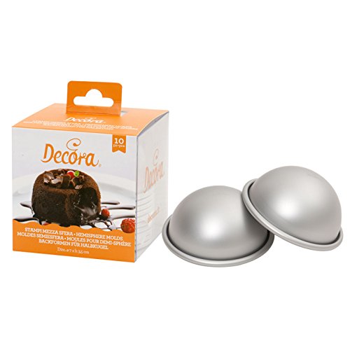 DECORA 0062952 10ER-Pack BACKFORM HALBKUGEL AUS ELOXIERTEM Aluminium Ø7XH3,5CM, Silber/schwarz, ø 7 X H 3,5 cm, 10 DECORA 0062952 10ER-Pack BACKFORM HALBKUGEL AUS ELOXIERTEM Aluminium Ø7XH3,5CM, Silber/schwarz, ø 7 X H 3,5 cm, 10 von Decora
