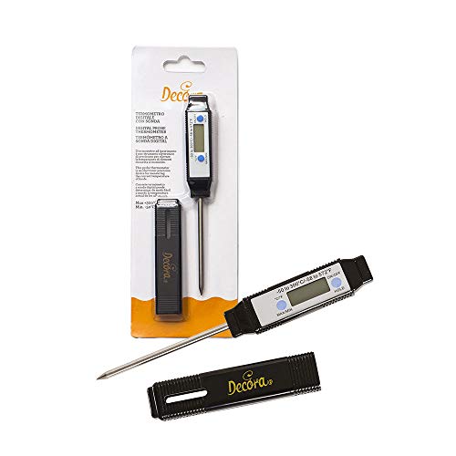 Decora 0141402 DIGITALES Thermometer -50° + 300°, 23 x 9 x 2 cm von Decora