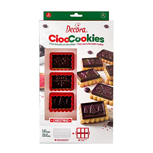 DECORA 0255157 2TLG SET FUER KEKSE UND SCHOKOLADE WEIHNACHT von Decora